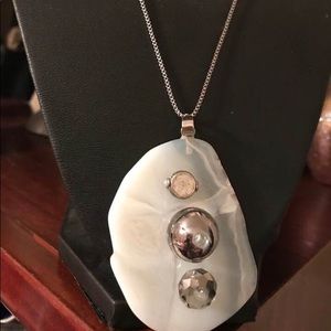 Drusy Stone Necklace